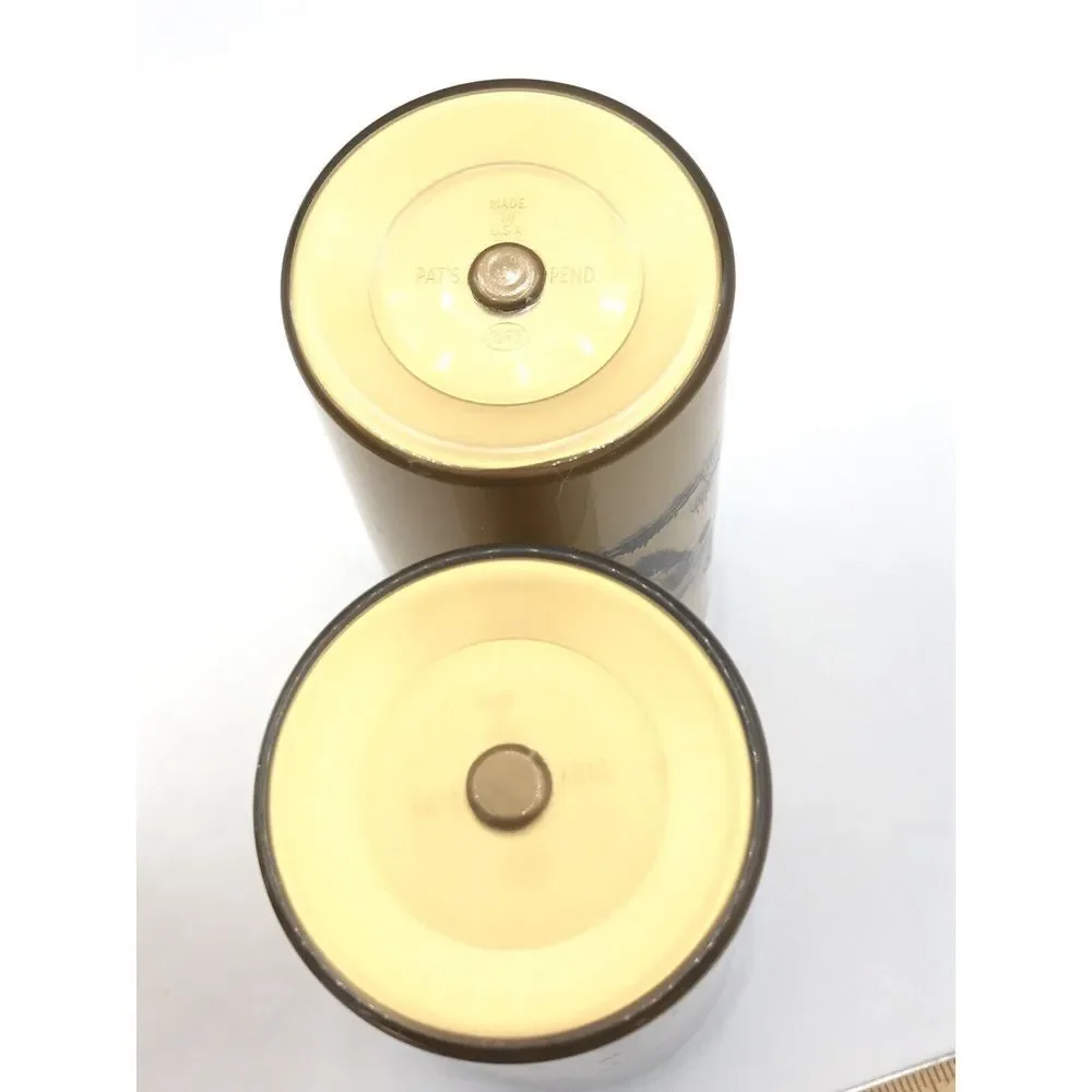 Gold Black Geese Deer Fish Design Plastic‎ Glass Tumbler NFC Insulated set of 2